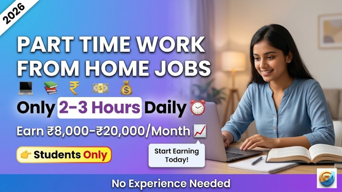2 to 3 Hours Part Time Work From Home Jobs for Students